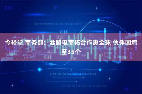 今裕堂 商务部：丝路电商拓合作惠全球 伙伴国增至35个