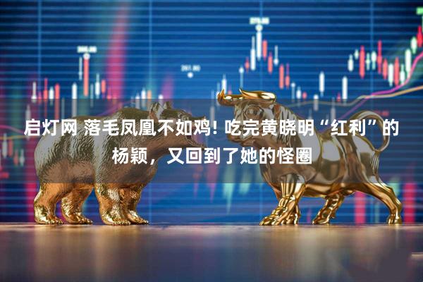 启灯网 落毛凤凰不如鸡! 吃完黄晓明“红利”的杨颖,又回到了她的怪圈