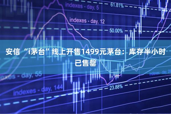 安信 “i茅台”线上开售1499元茅台：库存半小时已售罄